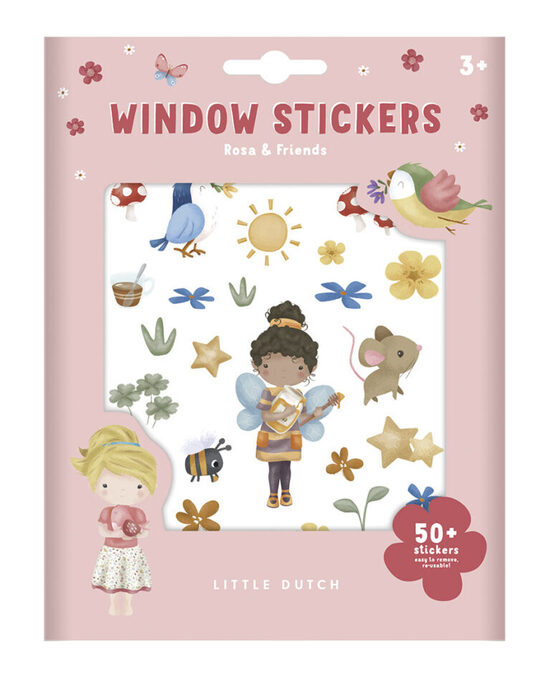 Little Dutch Window Stickers ´Rosa & Friends´