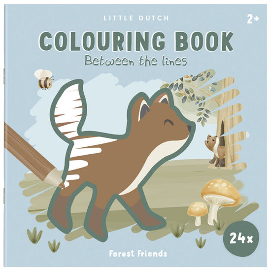 Little Dutch Colouring book between the lines ´Forest Friends´