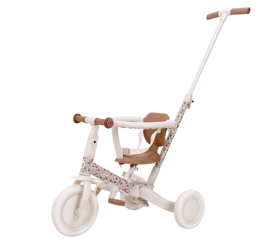 Little Dutch 4 in 1 Trycicle with Pushbar ´Sunny Flower´