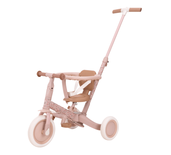 Little Dutch 4 in 1 Trycicle with Pushbar ´Fairy Floral´