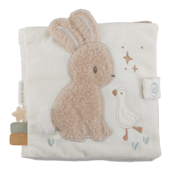 Jaunums! Little Dutch Soft Activity Book ´Newborn Naturals´ GRS