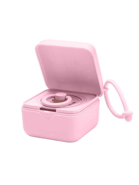 BIBS Pacifier Box Baby pink