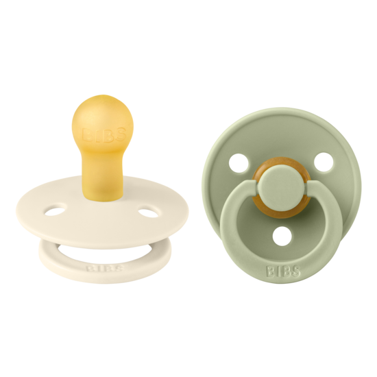 BIBS Colour Round 6-18men ivory/sage