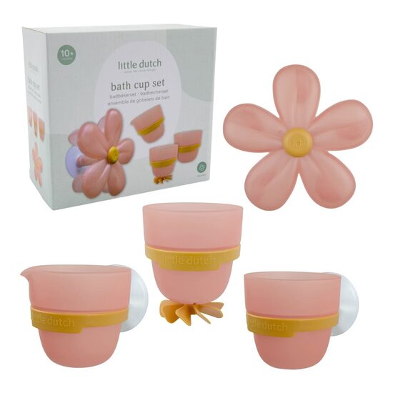 Little Dutch Bath Play Cups Set ´Flower´