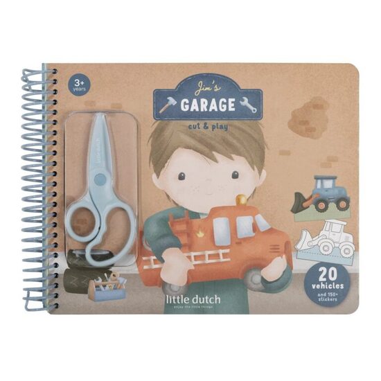 Little Dutch Book with Scissor ´Jim & Friends cars´