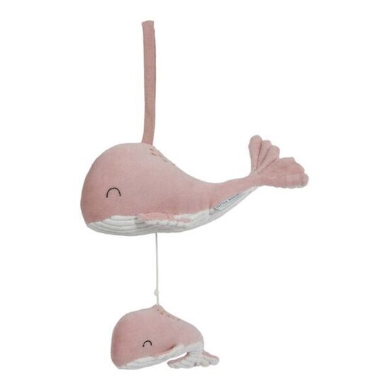 Music box Whale Ocean Pink
