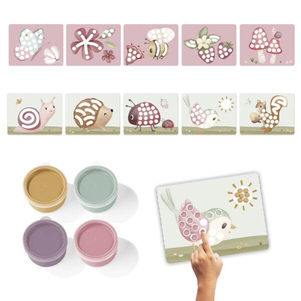 Little Dutch Fingerpaint set ´Fairy Garden´