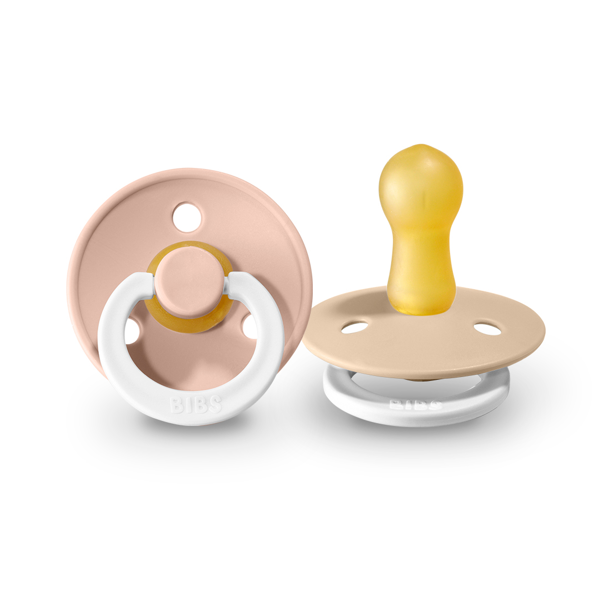 BIBS Night pacifiers 0-6 m Blush/Vanilla