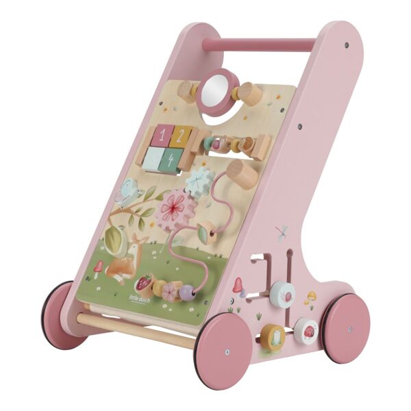 Little Dutch Multi-activity Baby Walker ´Fairy Garden´ FSC wood