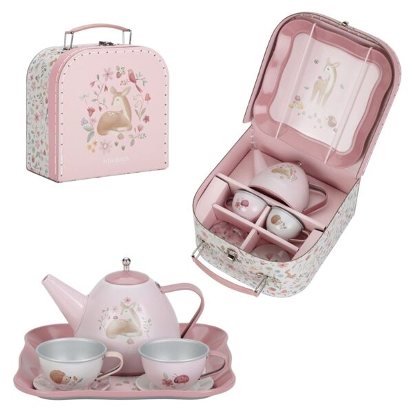 Little Dutch Tea Set In Suitcase ´Fairy Garden´