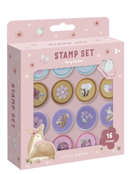 JAUNUMS Little Dutch Self Inking Stamps ´Fairy Garden´