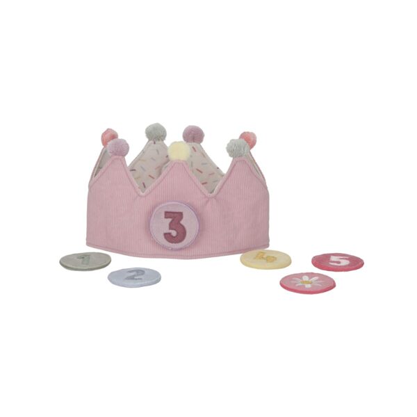 LITTLE DUTCH dzimšanas dienas kronis “pink”