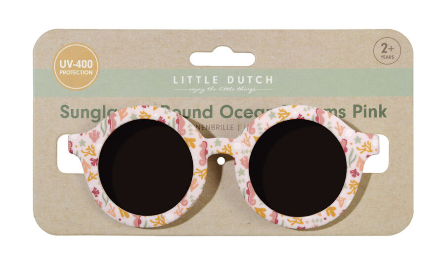 Little Dutch Child Sunglasses Round Shape ´Ocean Dreams Pink´