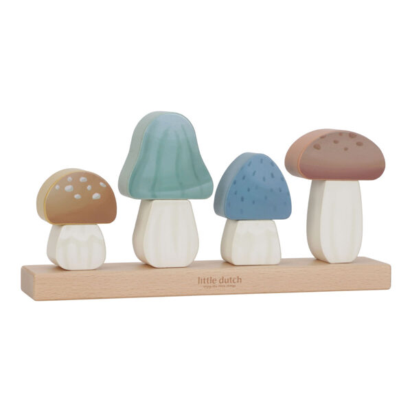 Little Dutch Stacking Puzzle Mushrooms ´Forest Friends´ FSC