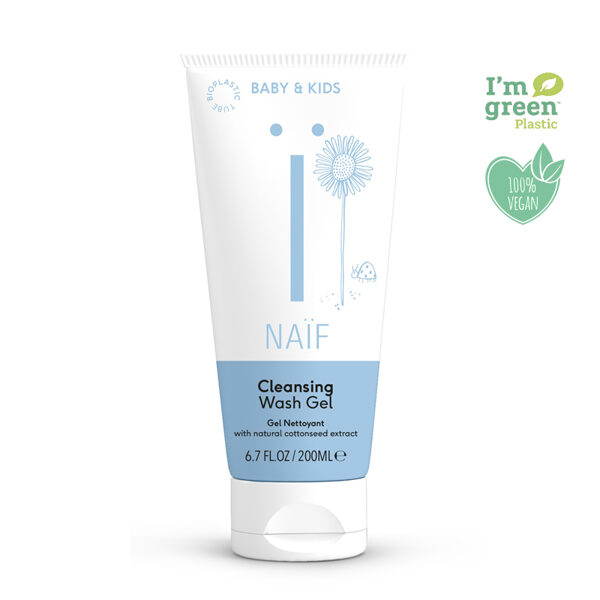 Naïf Baby & Kids cleansing baby wash gel